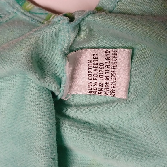 Palm Grove petite size PS palm trees all over front w/ sequin on front - Picture 7 of 8